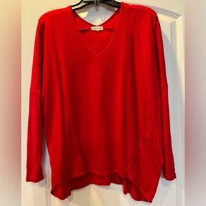 V-neck cashmere sweater